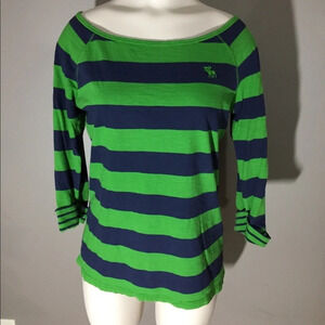 🌸 Abercrombie & Fitch Off The Shoulder 3/4 Sleeve L